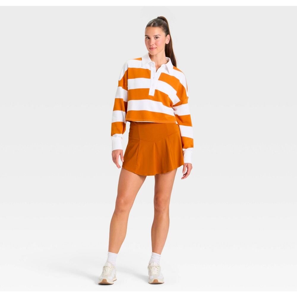 JoyLab Game Day Drop Waist Burnt Orange Skort - Picture 9 of 16